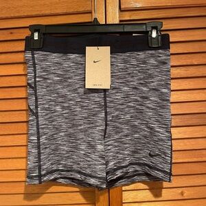 Nike Pro Dri-Fit 3” Dri-Fit Navy Blue Spacedye Spandex Shorts Sz S NWT